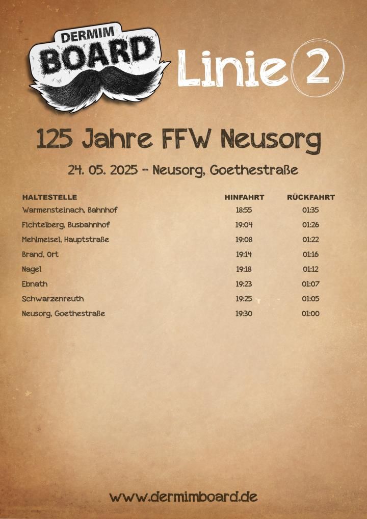 Linie2 Samstag