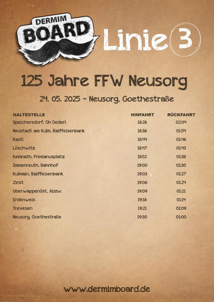 Linie3 Samstag